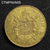 ,MONNAIE,100,FRANCS,OR,NAPOLEON,III,1858,BB,STRASBOURG,