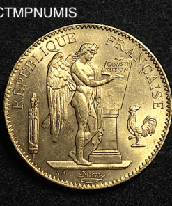 ,MONNAIE,100,FRANCS,OR,GENIE,1912,