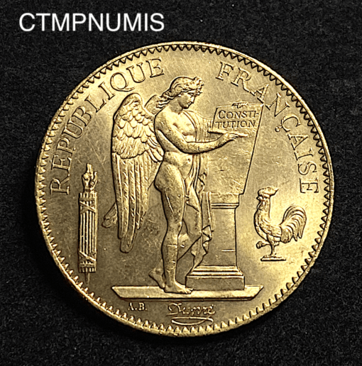 ,MONNAIE,100,FRANCS,OR,GENIE,1912,