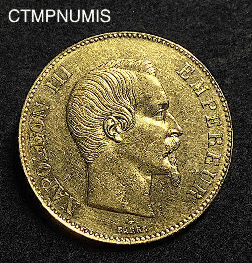 ,MONNAIE,100,FRANCS,OR,NAPOLEON,1858,