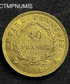 ,MONNAIE,40,FRANCS,OR,NAPOLEON,1811,