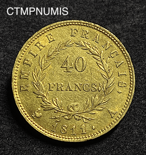 ,MONNAIE,40,FRANCS,OR,NAPOLEON,1811,