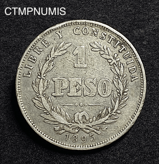 ,MONNAIE,URUGUAY,1,PESO,ARGENT,1895,