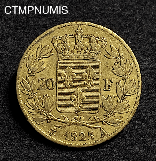 ,MONNAIE,20,FRANCS,OR,CHARLES,1825,