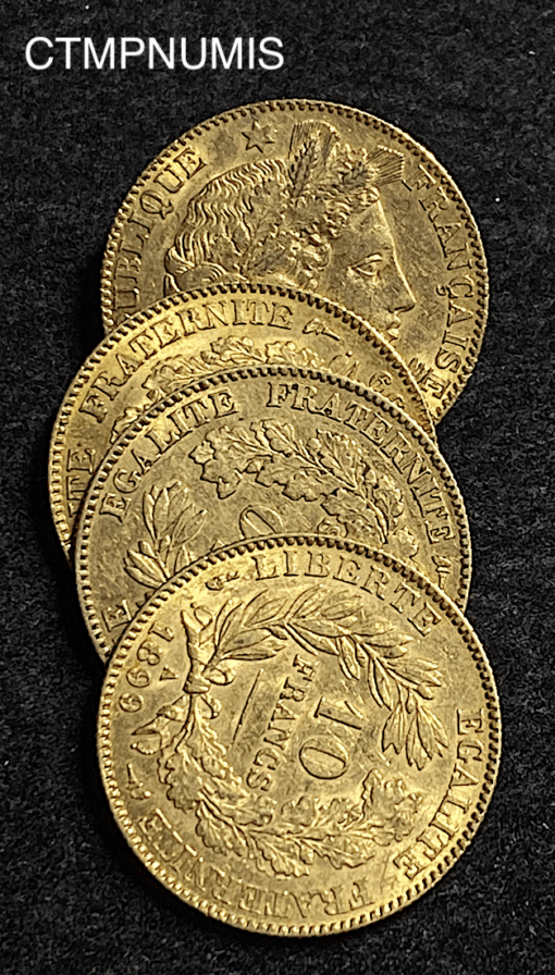 ,MONNAIE,10,FRANCS,OR,CERES,1899,SUP,