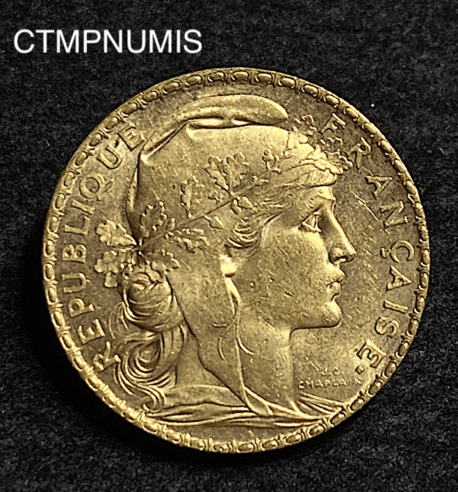 ,MONNAIE,20,FRANCS,OR,COQ,1902,