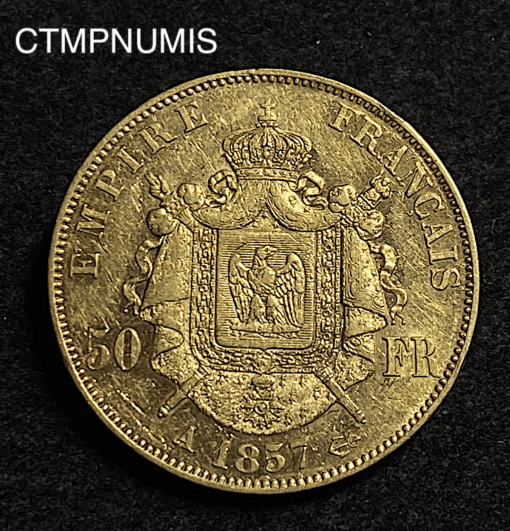 ,MONNAIE,50,FRANCS,OR,NAPOLEON,1857,