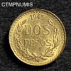 ,MONNAIE,MEXIQUE,2,PESOS,OR,1945,