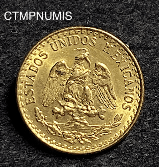 ,MONNAIE,MEXIQUE,2,PESOS,OR,1945,