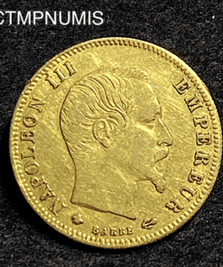 ,MONNAIE,5,FRANCS,OR,NAPOLEON,1859,STRASBOURG,