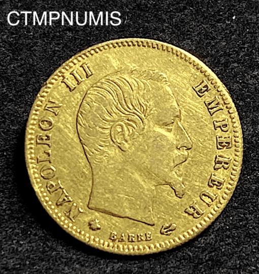 ,MONNAIE,5,FRANCS,OR,NAPOLEON,1859,STRASBOURG,