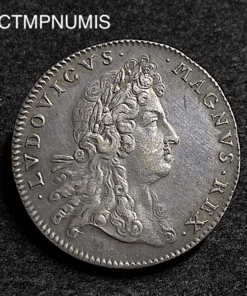 ,CANAL,MIDI,JETON,ARGENT,LOUIS,XIV,1681,LANGUEDOC,