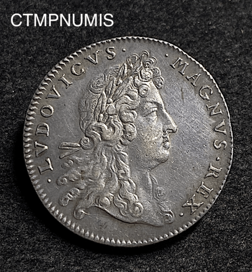 ,CANAL,MIDI,JETON,ARGENT,LOUIS,XIV,1681,LANGUEDOC,