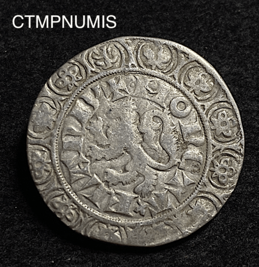 ,MONNAIE,FLANDRES,BLANC,ARGENT,LOUIS,DE,MAELE,