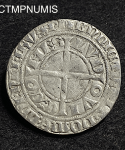,MONNAIE,FLANDRES,BLANC,ARGENT,LOUIS,DE,MAELE,