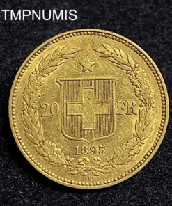 ,MONNAIE,SUISSE,20,FRANCS,OR,1895,BERNE,