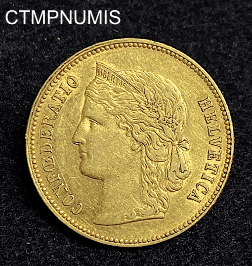 ,MONNAIE,SUISSE,20,FRANCS,OR,1895,BERNE,