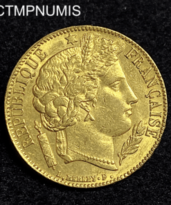 ,MONNAIE,20,OR,CERES,1851,