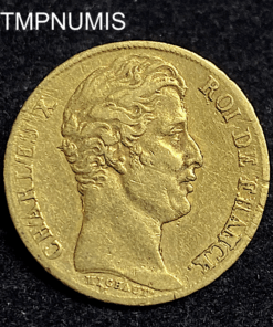 ,MONNAIE,20,FRANCS,OR,CHARLES,X,1828,