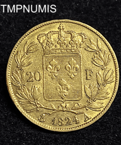 ,MONNAIE,20,FRANCS,OR,LOUIS,XVIII,1824,
