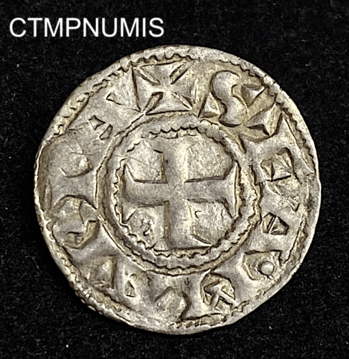 ,MONNAIE,FEODALE,AUVERGNE,URBS,CLERMONT,DENIER,