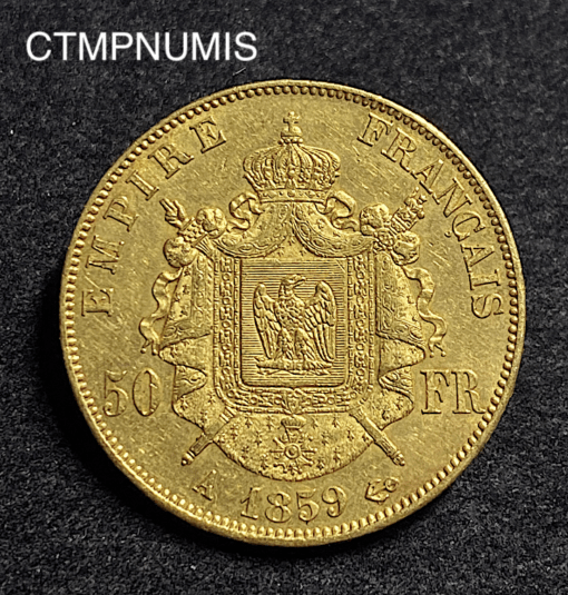 ,MONNAIE,50,FRANCS,OR,NAPOLEON,1859,