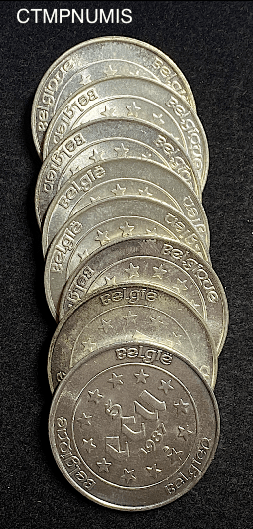 ,MONNAIE,BELGIQUE,5,ECU,ARGENT,CHARLES,V,1987,