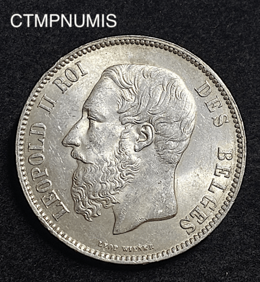 ,MONNAIE,BELGIQUE,5,FRANCS,ARGENT,1870,SUP,