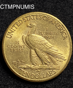 ,MONNAIE,ETATS,UNIS,10,DOLLAR,OR,INDIEN,1910,DENVER,