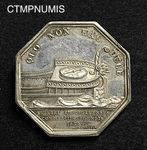 ,JETON,ARGENT,LOUIS,PHILIPPE,COMMERCE,1834,BORDEAUX,