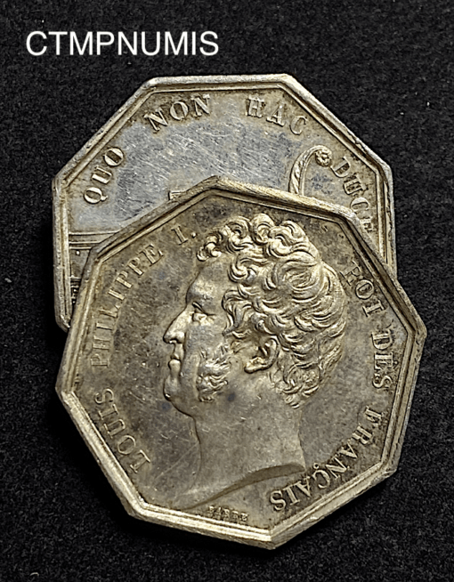 ,JETON,ARGENT,LOUIS,PHILIPPE,COMMERCE,1834,BORDEAUX,