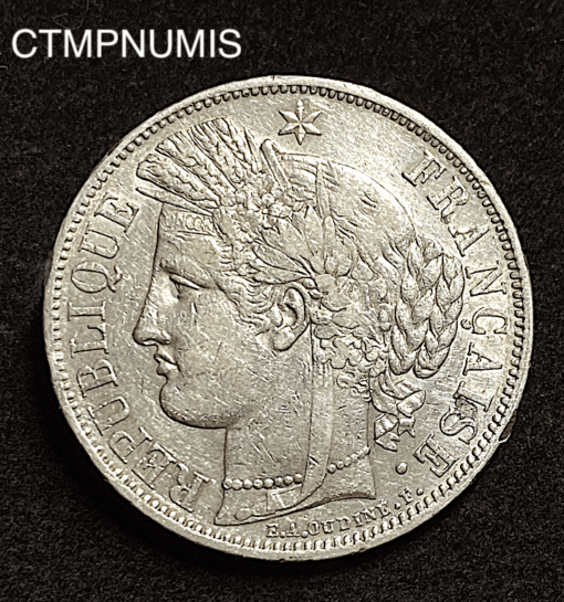,MONNAIE,5,FRANCS,CERES,ARGENT,1849,MAIN,ET,MAIN,