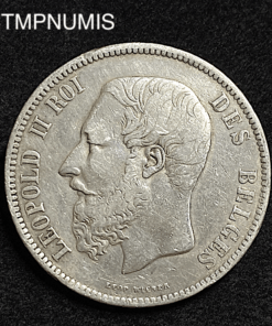 ,MONNAIE,BELGIQUE,5,FRANCS,1868,TRANCHE,INVERSEE,