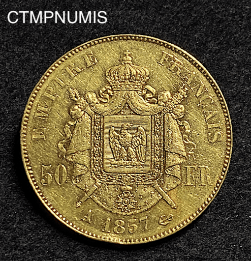 ,MONNAIE,50,FRANCS,OR,NAPOLEON,1857,