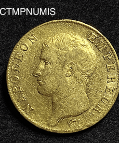 ,MONNAIE,40,FRANCS,OR,NAPOLEON,I°,AN,14,