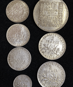 ,MONNAIE,SEMEUSE,TURIN,CERES,LOT,ARGENT,
