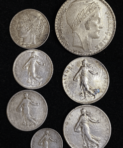 ,MONNAIE,SEMEUSE,TURIN,CERES,LOT,ARGENT,