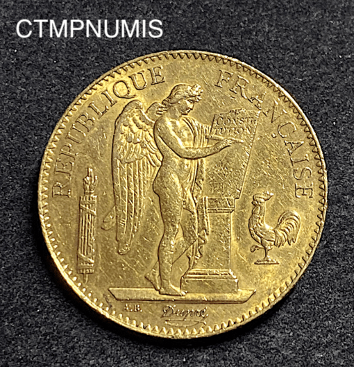 ,MONNAIE,100,FRANCS,OR,GENIE,1886,
