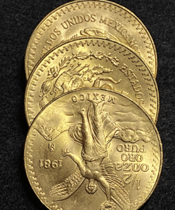,MONNAIE,MEXIQUE,1/2,ONCE,OR,PUR,1981,