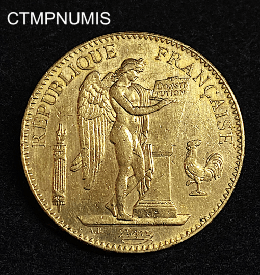 ,MONNAIE,100,FRANCS,OR,GENIE,1900,