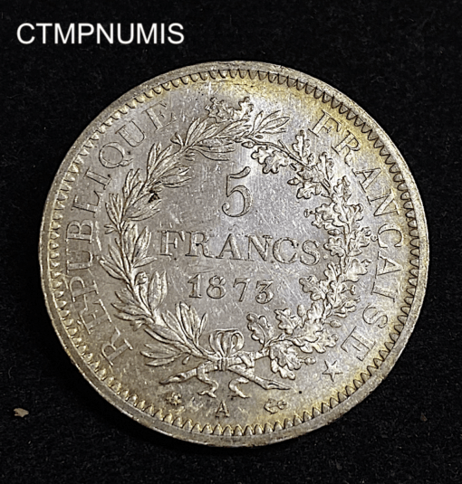 ,MONNAIE,5,FRANCS,ARGENT,HERCULE,1873,