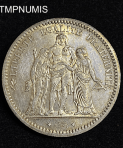 ,MONNAIE,5,FRANCS,ARGENT,HERCULE,1873,