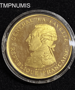 ,MONNAIE,100,FRANCS,OR,LAFAYETTE,1987,