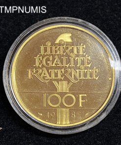 ,MONNAIE,100,FRANCS,OR,LAFAYETTE,1987,
