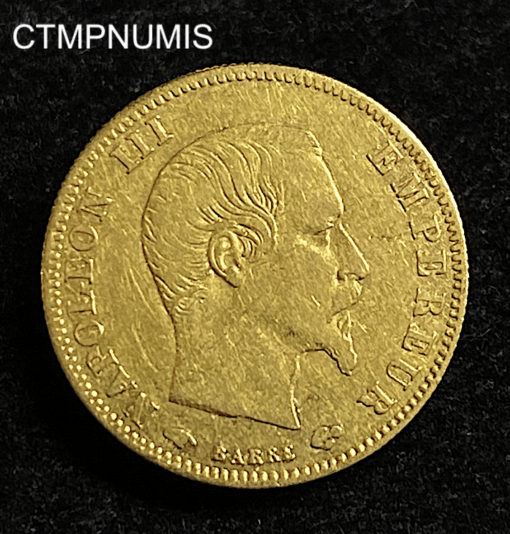 ,MONNAIE,5,FRANCS,OR,NAPOLEON,1857,