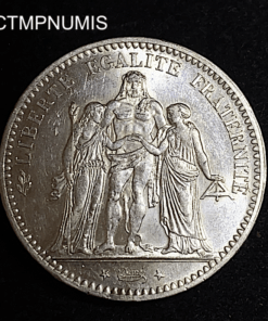 ,MONNAIE,5,FRANCS,ARGENT,HERCULE,1876,