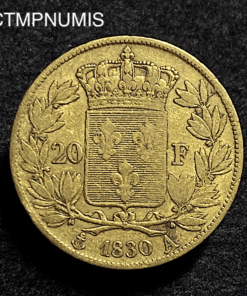 ,MONNAIE,20,FRANCS,OR,CHARLES,X,1830,