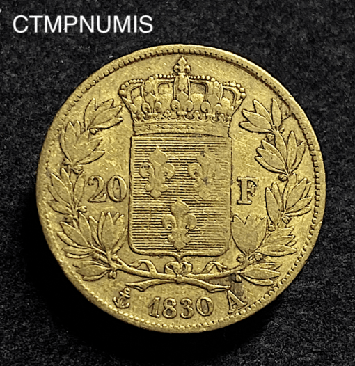 ,MONNAIE,20,FRANCS,OR,CHARLES,X,1830,