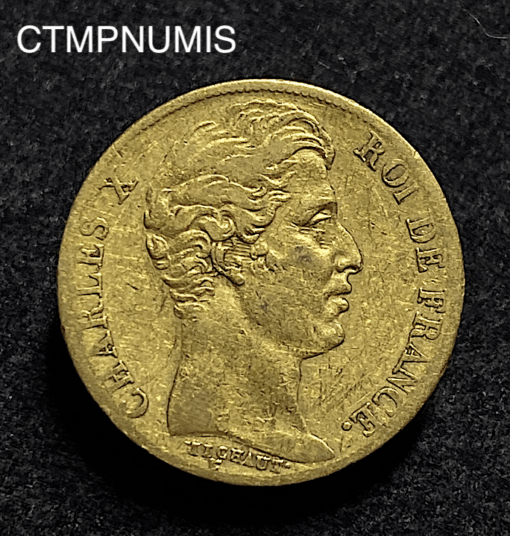 ,MONNAIE,20,FRANCS,OR,CHARLES,X,1830,