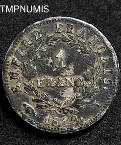 ,MONNAIE,1,FRANC,ARGENT,NAPOLEON,1812,I,LIMOGES,